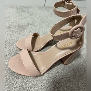 RAID WIDE FIT GENNA BLOCKED HEEL SANDALS